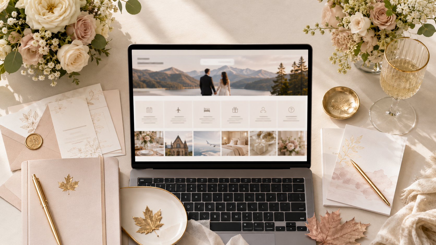 Quoi mettre sur votre site de mariage au Canada : exemples de FAQ, voyage, RSVP et liste de cadeaux